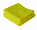 Ściereczki z mikrofazy 30x30 cm żółte  zestaw 5 sztuk 
