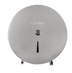 HYGIO Pojemnik (dystrybutor) na papier toaletowy JUMBO stal szczotkowana mini