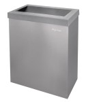 HYGIO kosz na ręczniki papierowe z pokrywą stal nierdzewna mat 25l