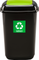 quatro new z.png kosz na szkło, kosz do segregacji szkła, segregacja odpadów, kosz do biur, kosz do firm