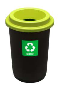 HYGIO POJEMNIK DO SEGREGACJI ŚMIECI ECO BIN 50L ZIELONY