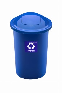 HYGIO POJEMNIK DO SEGREGACJI ŚMIECI 50L TOP BIN NIEBIESKI