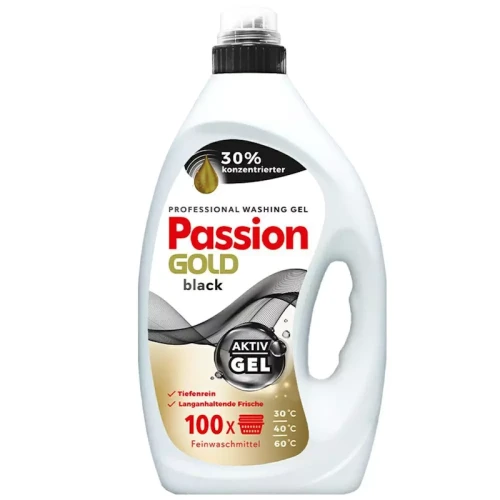 Żel do prania czarnych tkanin - Passion Gold Black 4l