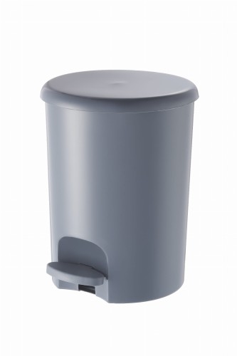 Kosz na Śmieci z Pedałem 5L Plastikowy Szary
