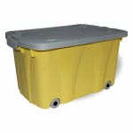 Pojemnik do Przechowywania 40L Pudło na Zabawki Żółte 58x37x31cm