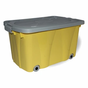 Pojemnik do Przechowywania 40L Pudło na Zabawki Żółte 58x37x31cm