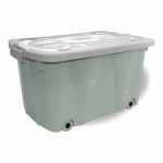 Pojemnik do Przechowywania 60L Pudło na Zabawki Zielone 58x37x41,5cm