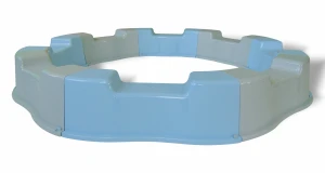 Piaskownica Składana Szaro Niebieska | Suchy Basen na Kulki