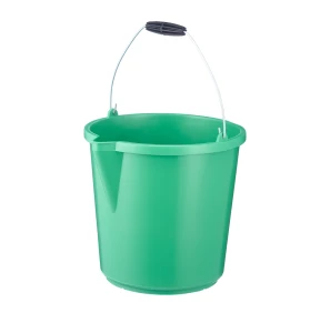 Wiadro Ogrodowe Budowlane 14L z Dzióbkiem Zielone