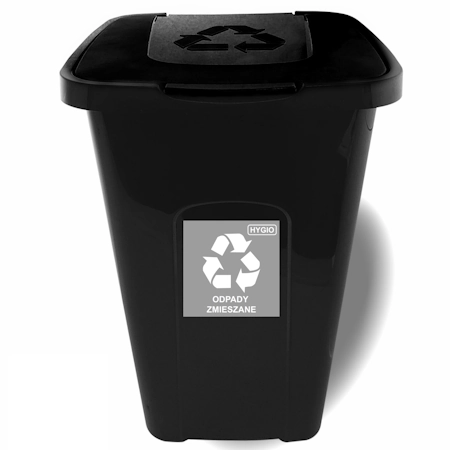 Kosz na Odpady Zmieszane Szary Sorta Bin 50l