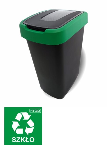 Kosz na Szkło Klip Bin 25l