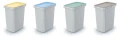 Systema Set Popielaty Zestaw Koszy do Segregacji Śmieci 4x12l