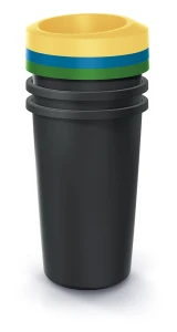 Zestaw Koszy do Segregacji Śmieci 3x25l | Compacta R Set z Otworem