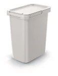 Kosz na Śmieci z Klapą 12l | Keden Systema Popielaty