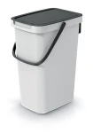 Kosz do Segregacji Śmieci 12l na Odpady Zmieszane | Popielaty | Systema Q