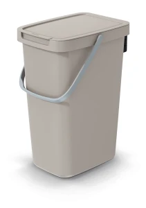 Kosz do Segregacji Śmieci 12l na Bioodpady | Brązowy | Systema Q