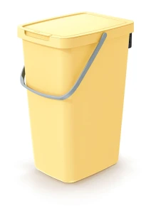 Kosz do Segregacji Śmieci 20l na Plastik | Żółty | Systema Q