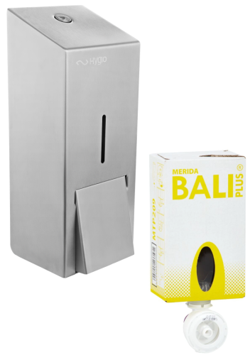Hygio Prestige | Zestaw Łazienkowy  | Dozownik do Mydła 800ml + Mydło Bali Citron