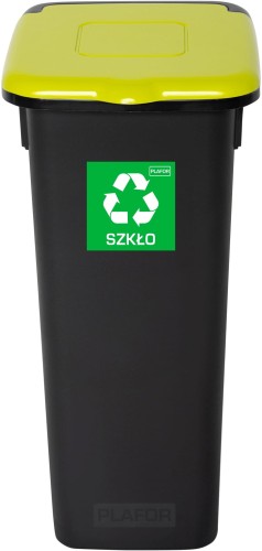 Kosz-na-Szklo-20l--Czarny-z-Zielona-Klapa--Flap-Bin.jpg