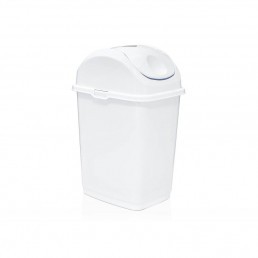 Kosz Plastikowy 10l | Uchylny | Biały