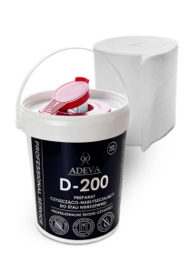 Adeva D-200 Wipes – preparat czyszcząco-nabłyszczający do stali nierdzewnej