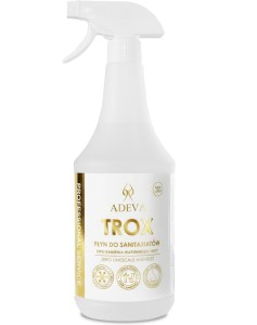Płyn Do Czyszczenia Sanitariatów Łazienki Toalety Zero Kamienia Rdzy Zacieków Adeva Trox 1l