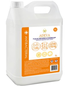 Płyn Do Dezynfekcji Powierzchni Biobójczy Adeva 5L