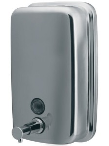 BISK DOZOWNIK (DYSTRYBUTOR) DO MYDŁA  1000ML METAL CHROM 01416