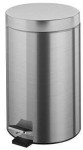 Kosz na Śmieci 5l Okrągły z Pedałem Stal Szczotkowana