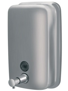 BISK DOZOWNIK (DYSTRYBUTOR) DO MYDŁA  1000ML MAT METAL STAL SZCZOTKOWANA 01417