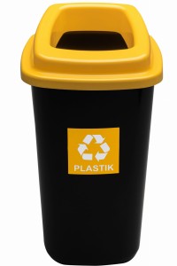 HYGIO KOSZ DO SEGREGACJI ŚMIECI 28l ŻÓŁTY 