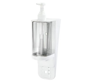 Dozownik do mydła w płynie, 300 ml ABS biały